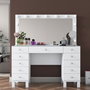 Hanah Home Mesa de Maquillaje BJ137 - 3847 Blanca con 13 Focos